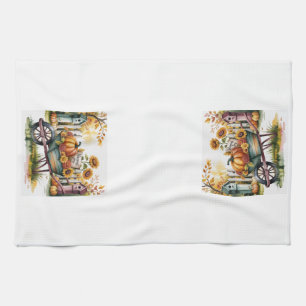 Land Herbsternte, Vintage Herbsternte, Geschirrtuch