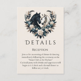 Land Hochzeiten in der Liebe Begleitkarte