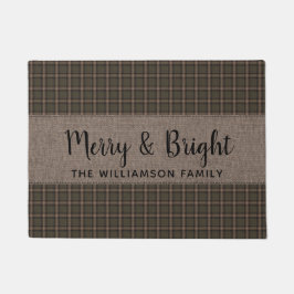 Land Homespun Merry Familienname Fußmatte