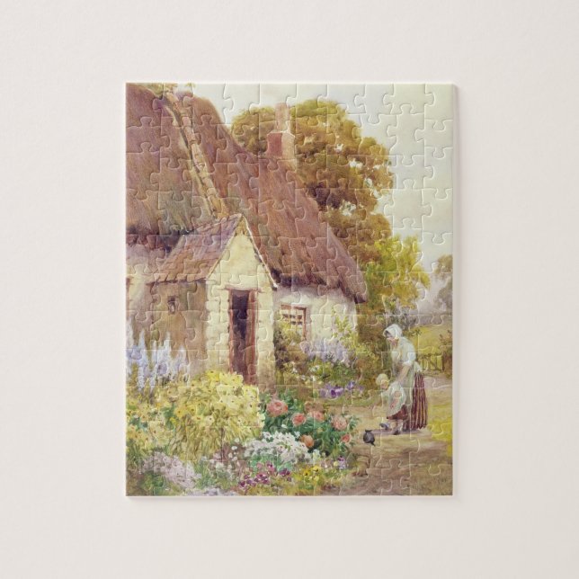 Land-Hütte Puzzle (Vertikal)
