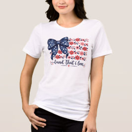Land-I-Love-Vierter-Juli-T-Shirt Tri-Blend Shirt