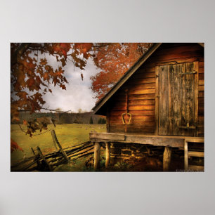 Land - Im hinteren Bereich abgestellt Poster