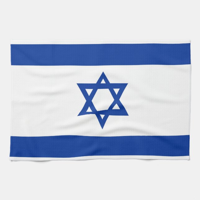 Land - Israel-Flagge Handtuch (Horizontal)