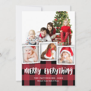 Land Kariert Merry Alles Weihnachten Foto