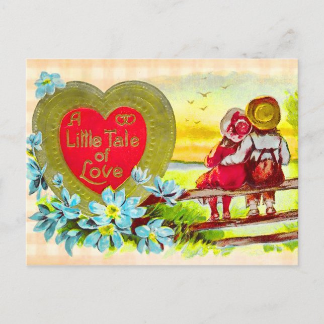 Land Kinder Liebe Postkarte (Vorderseite)