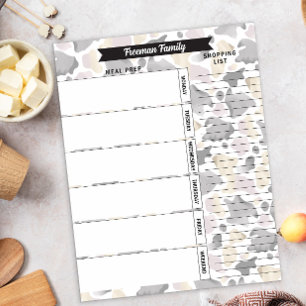 Land Kuh Print Meetings Planner & Shopping List Notizblock