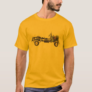Land Landy Rover 3 Serie Auto Vintage Wandern Ente T-Shirt