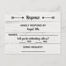 Land Liebe Western Rustikale UAWG Postkarte