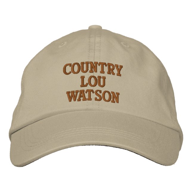 LAND LOU WASTON BESTICKTE BASEBALLKAPPE (Vorderseite)