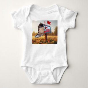 Land Mailbox Spezielle Lieferung Baby Bodysuit Strampler