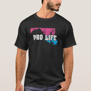 Land Map Us Staat Maryland Abortion Flag Pr T-Shirt