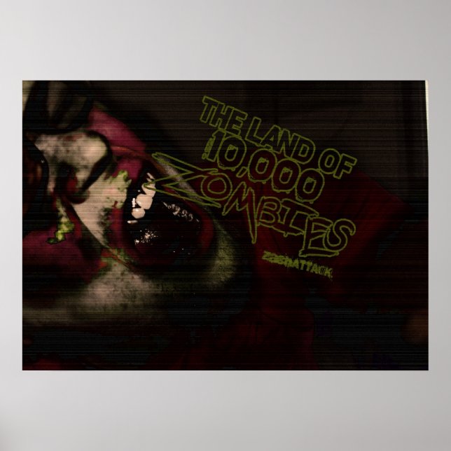 Land mit 10 000 Zombies Poster (Vorne)