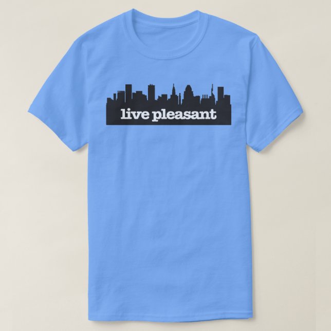 Land mit angenehmem Leben T-Shirt (Design vorne)
