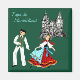 Land Montbéliard, County, Frankreich Magnet