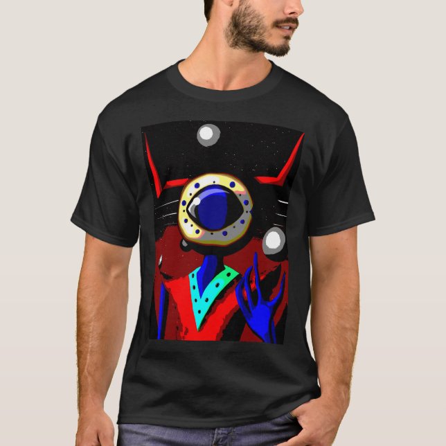 Land Negative Steren T-Shirt (Vorderseite)