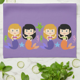 Land-o-Mermaids Küchentuch