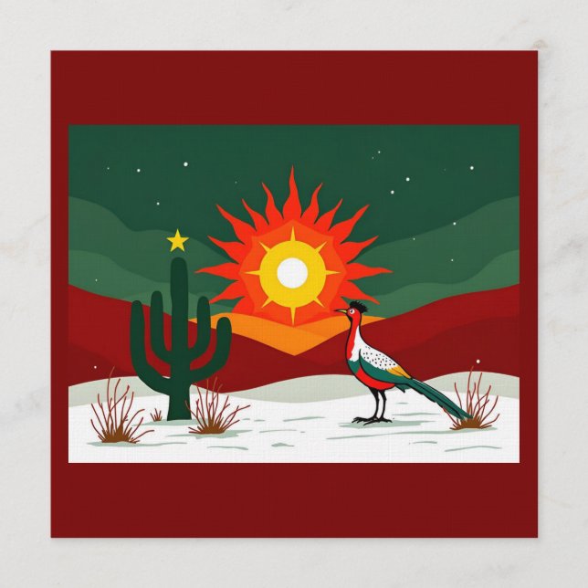 Land of Enchantment Holiday  Einladung (Vorderseite)