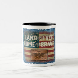 Land of the Free - Coffee Mug Zweifarbige Tasse