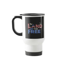 "Land of the Free" Reisecoffee Mug.