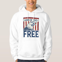 Land of the Free - Vintag USA Eagle Graphic