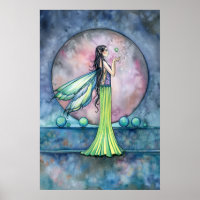 Land of the Orbs Fairy Poster Print