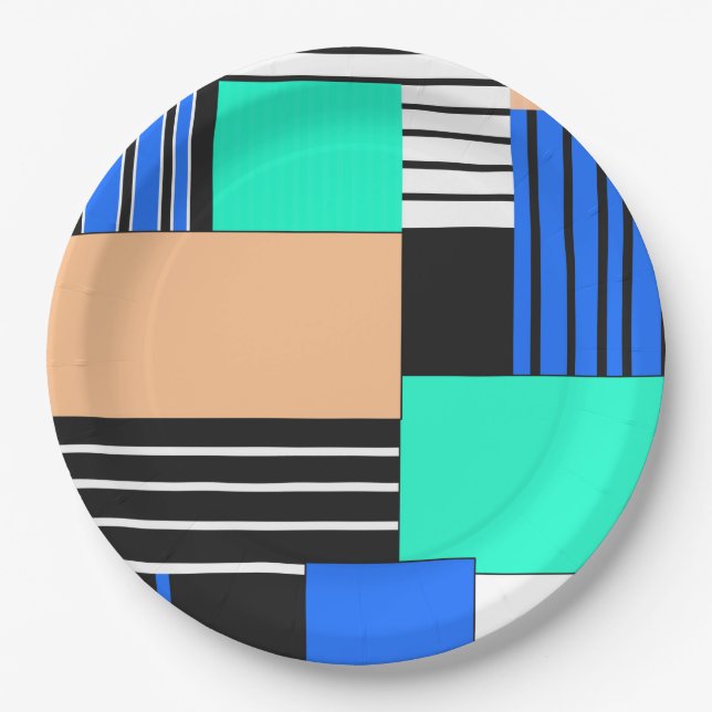 Land. Pappteller (Vorderseite)