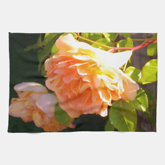Land Peach-Rose Handtuch (Horizontal)