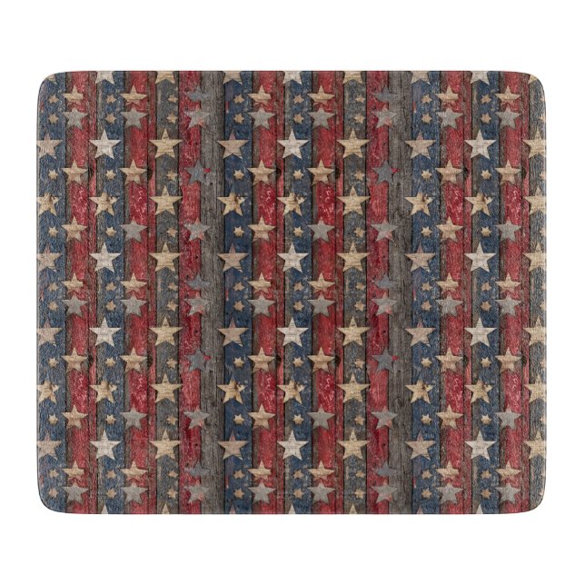 Land/Primitive Not leidende Amerikaner Schneidebrett (Vorderseite)