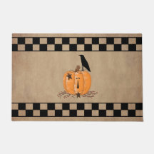 Land Primitive Pumpkin Doormat