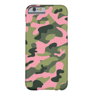 Land-rosa grünes Armee-Camouflage-Tarnungs-Muster Barely There iPhone 6 Hülle