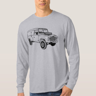 Land Rover Muti Auto Klassisches Vintages Wanderhe T-Shirt