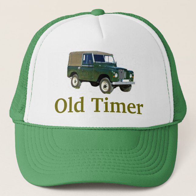 Land Rover 'Old Timer Hat' Truckerkappe (Vorderseite)