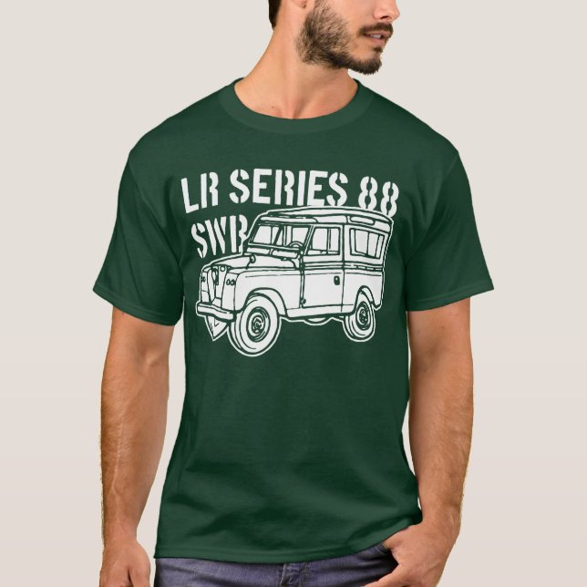 Land Rover-Reihe 88 SWB T-Shirt (Vorderseite)
