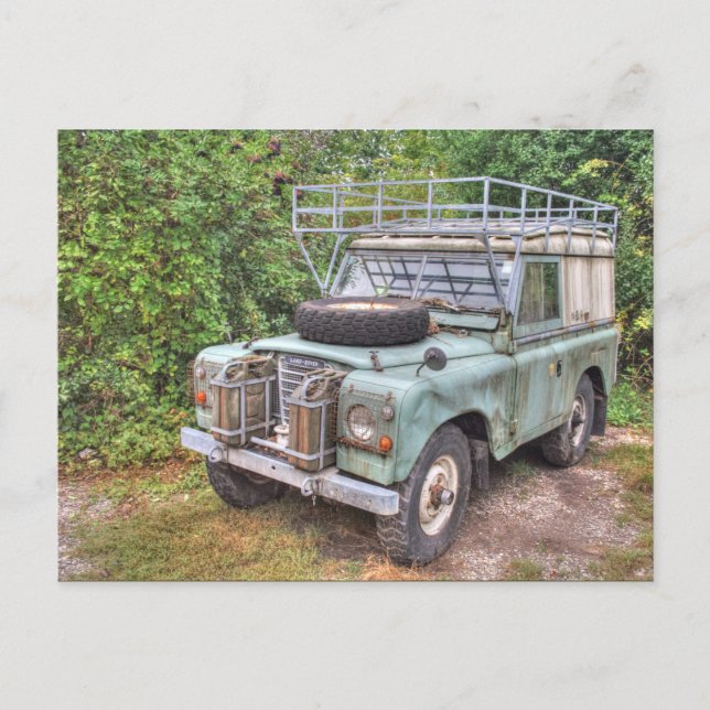 Land Rover Reihe III 109 Postkarte (Vorderseite)