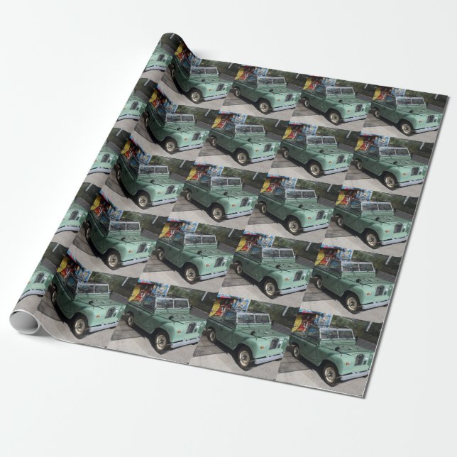 Land Rover Series II SWB Geschenkpapier (Ungerollt)