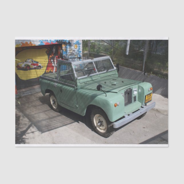Land Rover Series II SWB Seidenpapier (Vorderseite)