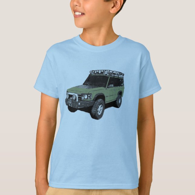 Land Rover Truck Art T - Shirt (Vorderseite)