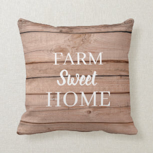 Land Rustic Wood Farm Sweet Zuhause Kissen