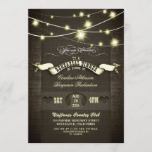 Land rustikale Burlap & Lights Probe Abendessen