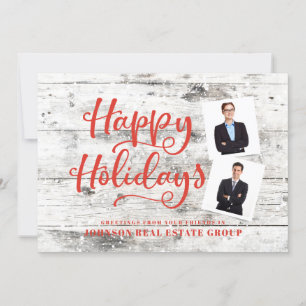 Land Rustikale glückliche Ferien Holiday Greetin Feiertagskarte