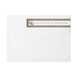 Land Rustikale Hufeisen auf Burlap-Hochzeit