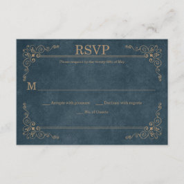 Land Rustikale Marine Tan Chalkboard UAWG | RSVP Karte