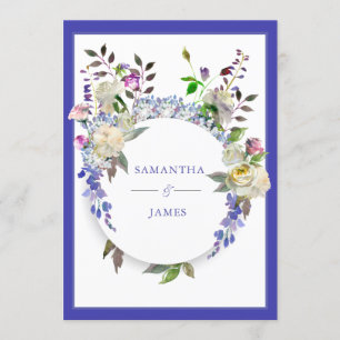 Land-rustikale Pfingstrosen-Hochzeits-Einladung Einladung