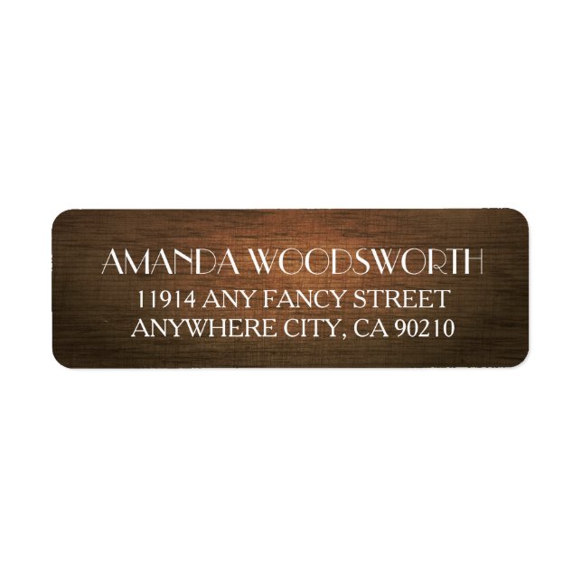 Land Rustikales Stallholz Hochzeitstempel (Vorne)