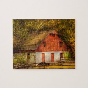 Land - Scheune - Auf der Weide Puzzle