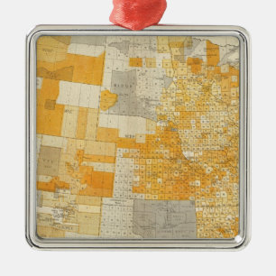Land-Schulden per capita Silbernes Ornament