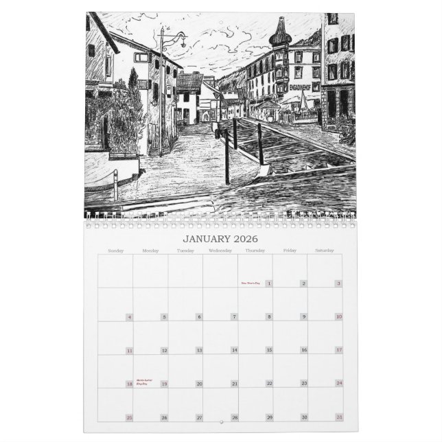 Land-Schweizer-Kalender Kalender (Jan 2026)