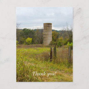 Land Silo Postkarte