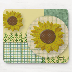 Land-Sonnenblumen-Mauspad Mousepad