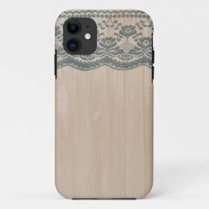 Land-Stall-Holz und -Spitzen iPhone 11 Hülle